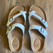 Time and Tru Wide Sandals
