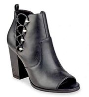 G by Guess Open Toe Bungee Booties 8