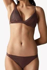 REISS  Raquel dark brown bottom NWT Size 4