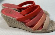 Vince Camuto Molisana Leather Espadrille Wedge Sandal-Size 10