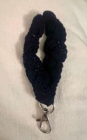 Indigo Blue Crochet wristlet attachment