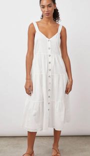 Violet Dress in White