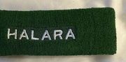 Halara Green Terrycloth Headband  Sweatband NWT