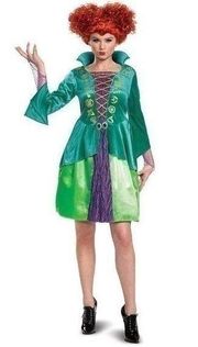 NWT. DISNEY Hocus Pocus Sanderson Sisters Winifred Costume