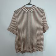 NWT Jane + Delancey Stripped Button Down Size S