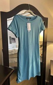 NEW Casual Tie Back Dress Pockets L