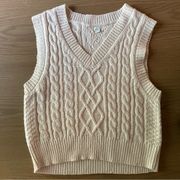 Aerie Cable Knit Sweater Vest