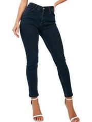 Anthro Pilcro and the letterpress superscript high rise skinny jeans sz 27