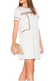 Revolve x Michael Stars Dobby White Gauze
Cotton Peasant Babydoll Dress