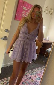 purple Flow Dress
