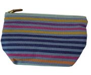 J CREW Striped cosmetic case