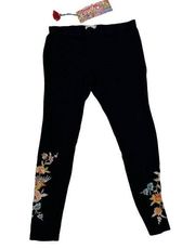 Johnny Was - Melina Embroidered Leggings in Black