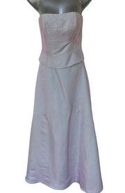 Vintage Jessica McClintock Gunne Sax Prom Dress Light Purple Iridescent Size 3