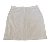 Anne Taylor Loft Tweed Mini Skirt Preppy Size 2 Summer Coastal Beach