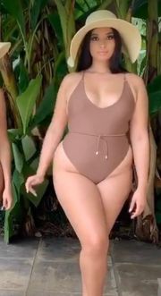 Swimsuit Brown