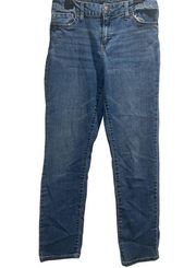 D. JEANS Medium Wash Recycled Straight Slim Fit Jeans