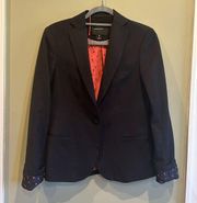 Maison scotch blazer with super preppy detailed cuffs