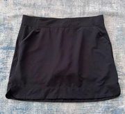 32 Degrees Cool Black Elastic Waist Athletic Skort XL