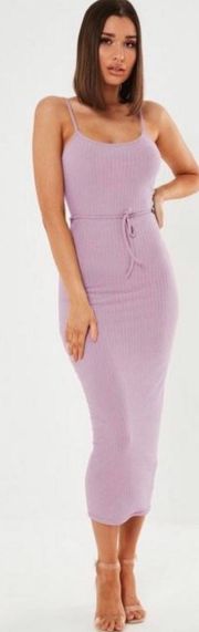 Purple Midi Dress