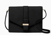 Kate Spade  Josephine Black Leather Crossbody Bag