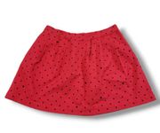 Oh My Disney Skirt Size Medium Women's Mini Skirt Pleated Polka Dots With Mickey Women's Skirt 