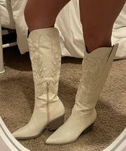 White Cowboy Boots