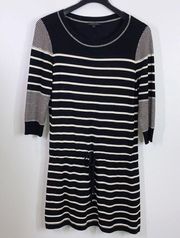 Rachel Zoe Tommy striped sweater dress size Large