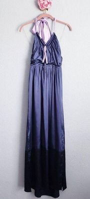 Versona Time To Shine Braided‎ Halter Maxi Dress