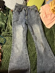 boot cut jeans - xs