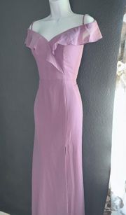 New with Tags JJ House Lavender Purple Formal Bridesmaid Gown Dress Large 12