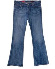 Women's AG Adriano Goldschmied The Club Low Rise Flare Medium Was Jeans Size 30R