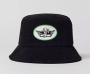 UO Exclusive Soft Corduroy Bucket Hat NWT - Black