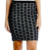 NWT Karen Kane Womens Size Small Diamond Jacquard knit skirt Mix and Minglei