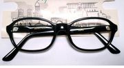 Kono Style De PARIS Black Eyeglasses Beatrice Frame France 1970s NOS