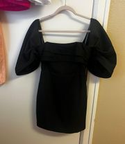 Heels Black Off Shoulder Dress