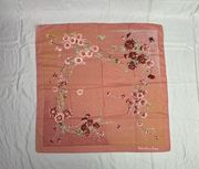 Vintage Valentina  floral square scarf