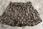 Snake Skin Shorts