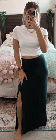 Black Maxi Skirt 