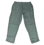 Adrienne vittadini green linen pants
