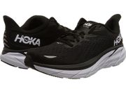 Hoka  One One Women’s Clifton 8, Black Running Shoes, Size 9B