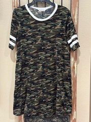 Southern Stitch camo midi women’s dress