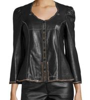 NWT Isabel Marant Leather Veste Blizzy Jacket