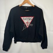 Vintage Guess Sweatshirt Crewneck with Rhinestones Size Medium