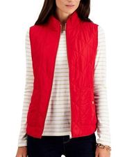 Charter Club Puffer Vest in Red for Macy’s