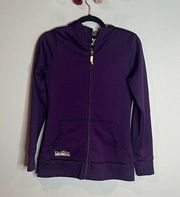 Burton Dry Ride purple zip up sweatshirt