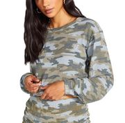 NWT  Incognito Thermal Crop Top In Sage Camo Size 2X Fits 18/20