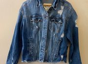 Distressed Jean Jacket