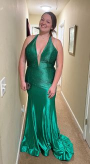 Emerald Green Prom Dress