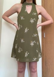 Cut-out Shift Dress