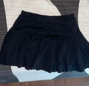 Black Pleated Skirt